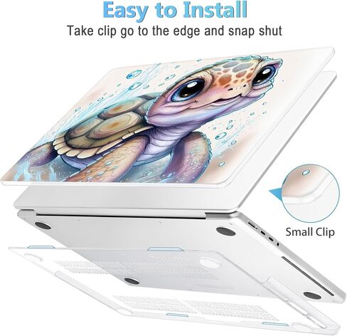 حافظة Mektron لجهاز MacBook Pro 16 بوصة M3 A2991 M2 A2780 M1 A2485 (2021/2022/2023) Pro/Max Chips مع معرف اللمس، غطاء كمبيوتر محمول بلاستيكي صلب واقي شاشة غطاء لوحة المفاتيح، غابة ضبابية C133 in Saudi Arabia