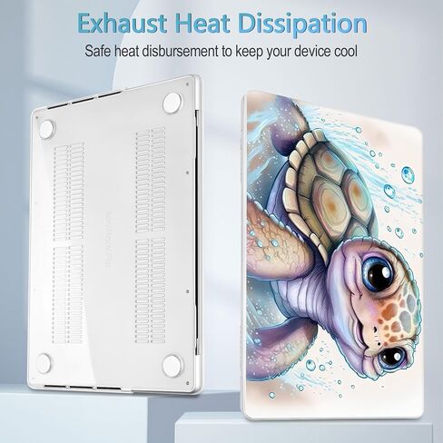 حافظة Mektron لجهاز MacBook Pro 16 بوصة M3 A2991 M2 A2780 M1 A2485 (2021/2022/2023) Pro/Max Chips مع معرف اللمس، غطاء كمبيوتر محمول بلاستيكي صلب واقي شاشة غطاء لوحة المفاتيح، غابة ضبابية C133 in Saudi Arabia