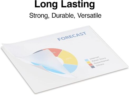 Staples Letter Size Thermal Laminating Pouches, 3 mil, 50 Pack in Kuwait