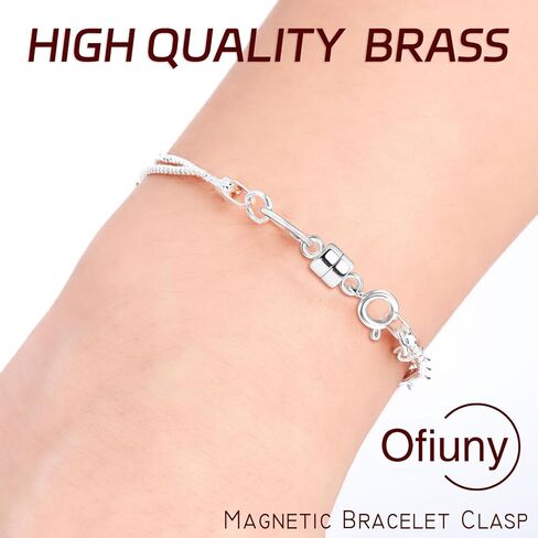 المشابك المغناطيسية للقلائد المشابك قلادة المغناطيسي القوي والإغلاق القلائد الذهب والفضة موسع سوار المشابك والمجوهرات in Kuwait