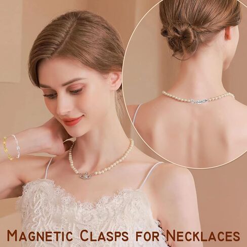 المشابك المغناطيسية للقلائد المشابك قلادة المغناطيسي القوي والإغلاق القلائد الذهب والفضة موسع سوار المشابك والمجوهرات in Kuwait