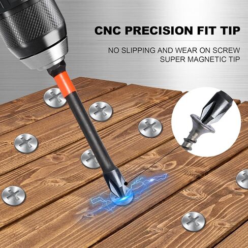 DYRECELVE 10-Piece Phillips Bits #2 Impact, 2-Inch Screwdriver Bits Set | Magnetic PH2 Phillips Head Drill Bits, S2 Steel, 1/4" Hex Shank for Impact Drivers and Drills, Furniture Assembly and Repair in Saudi Arabia