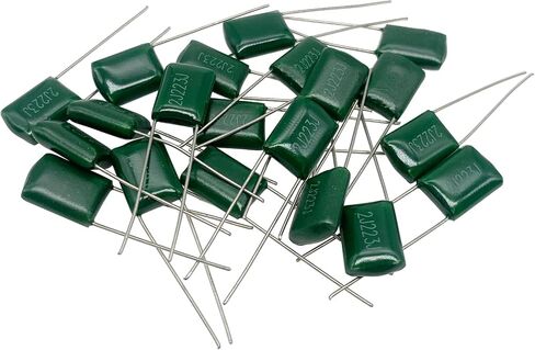 20pcs 0.022UF Electric Guitar Polyester Tone Film Capacitors Or Amplifier Green Capacitors 630V 2J223J Metallized Polypropylene Film Capacitor in Saudi Arabia
