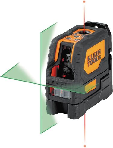 Klein Tools 93LCLGR Self-Leveling Laser Level, Rechargeable, Cross-Line Level with Bright Green Lines, Red Plumb, Magnetic Mounting Clamp in Saudi Arabia