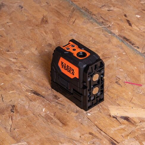 Klein Tools 93LCLGR Self-Leveling Laser Level, Rechargeable, Cross-Line Level with Bright Green Lines, Red Plumb, Magnetic Mounting Clamp in Saudi Arabia