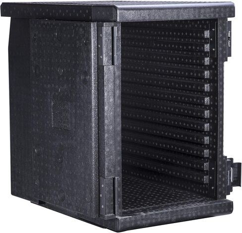 جهاز تسخين الطعام المحمول SIMPLI-MAGIC مع قفل مثالي لتقديم الطعام واستخدام المطاعم، سعة 5 أوعية، أسود in Kuwait