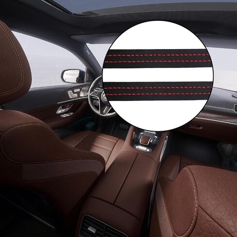1 Pack 4M/13.1Ft Car Interior Trim Strip, DIY Car Molding Leather Trim Line, Universal Flexible Car Interior Molding Strips Universal for Automobile Interior Decorative Accessories(Red) in Saudi Arabia