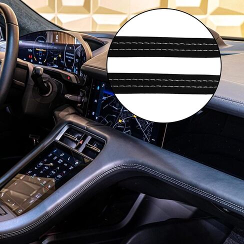1 Pack 8M/26.25Ft Car Interior Trim Strip, DIY Car Molding Leather Trim Line, Universal Flexible Car Interior Molding Strips Universal for Automobile Interior Decorative Accessories(White) in Saudi Arabia