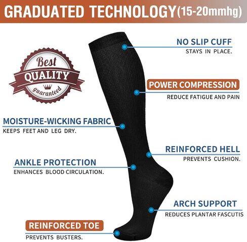 Compression Socks for Women and Men - Best Athletic,Circulation & Recovery in Saudi Arabia