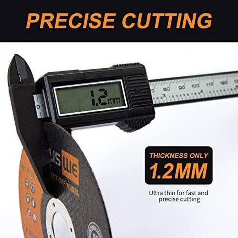 Cut Off Wheels 25 Pack,6 Inch,Metal and Stainless Steel Cutting Wheel for Angle Grinder,Ultra Thin Cutting Disc Cut-Off Wheel (25 PCS 6 x .045 x 7/8 inch Cut Off Wheels) in Saudi Arabia