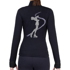 Figure Skating Polartec Polar Fleece Jacket with Rhinestones JR234MIX - Adult Sizes in Saudi Arabia