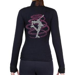 Figure Skating Polartec Polar Fleece Jacket with Rhinestones JR251MIX - Adult Sizes in Saudi Arabia