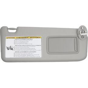 Dasbecan اليسار جانب السائق Sun Sungor متوافق مع 2013-2018 Toyota RAV4 (4th Gen XA40) Sunvisor (Gray) استبدل 74320-42595 74320-42595-B0 74320-42595-C0 in Kuwait
