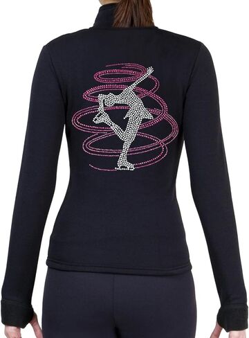 Figure Skating Polartec Polar Fleece Jacket with Rhinestones JR251MIX - Child Sizes in Saudi Arabia