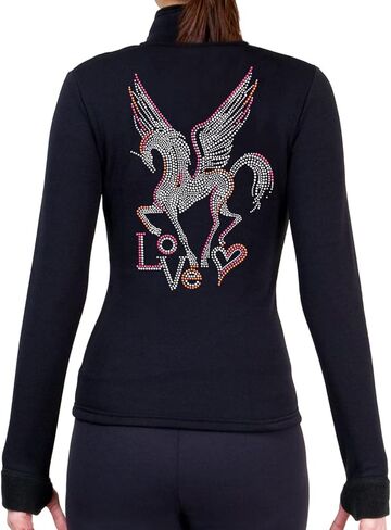 Figure Skating Polartec Polar Fleece Jacket with Rhinestones JR303 - Child Sizes in Saudi Arabia