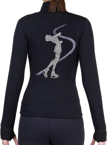 Figure Skating Polartec Polar Fleece Jacket with Rhinestones JR234MIX - Adult Sizes in Saudi Arabia