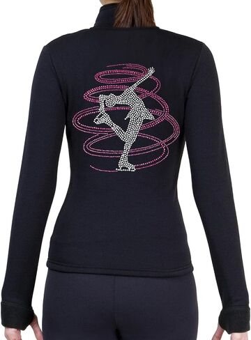 Figure Skating Polartec Polar Fleece Jacket with Rhinestones JR251MIX - Adult Sizes in Saudi Arabia