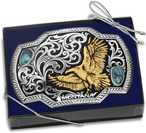 Montana Silversmiths Nature's Valor Buckle with Buck and Doe in Saudi Arabia