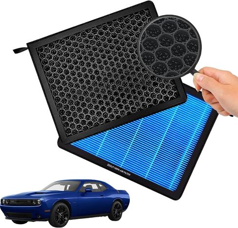 Cabin Air Filter CF11183 Fits 2011-2024 Dodge Durango and 2011-2021 Jeep Grand Cherokee, Honeycomb Structure and Activated Carbon, Durable and Sturdy (1 Pack) in Saudi Arabia