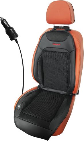 YAMUDA Driver's Side Seat Cushion, 2-in-1 Car Seat Cooler Seat Cover with 20-Fan Ventilation + 4-Point Massage (1 Piece，Universal Fit in Saudi Arabia