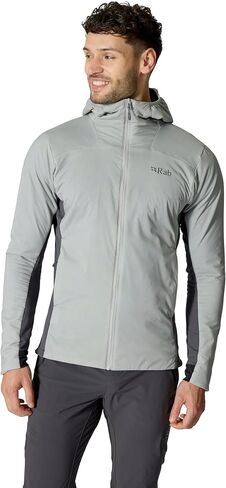 Rab Men's Xenair Alpine Flex Jacket - Hooded Synthetic Insulated Coat for Hiking & Mountaineering in Saudi Arabia