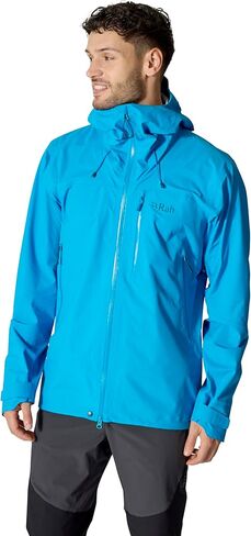 Rab Men's Firewall Mountain Jacket - Lightweight Waterproof Hooded Coat for Climbing & Hiking in Saudi Arabia