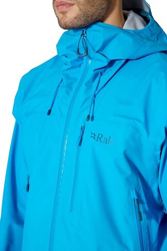 Rab Men's Firewall Mountain Jacket - Lightweight Waterproof Hooded Coat for Climbing & Hiking in Saudi Arabia