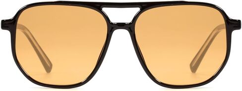 Retro Aviator Sunglasses for Women & Men Lightweight Square Shade UV400 Protection Unisex Sun Glasses Frame in Kuwait