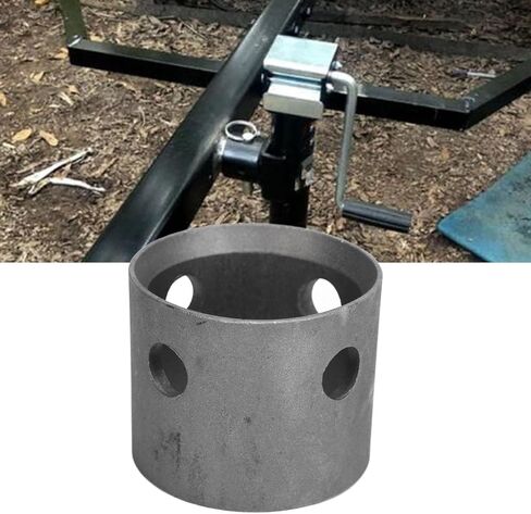 Swivel Jack Pipe Mount, Mounting Trailer Jack Pipe Mount, Metal Jack Welding Installation Tube Bracket for Trailer, Campers, RV (S (61x21x18cm/24x8.3x7.1in)) in Saudi Arabia