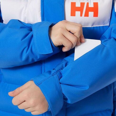 Helly -Hansen JR Diamond Jacket - معطف شتاء للجنسين المعزولون للجنسين ، والملابس الخارجية للشباب ، 554 Ultra Blue - 16 in Saudi Arabia