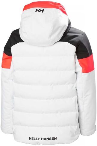 Helly -Hansen Jr Diamond Jacket - معطف شتاء للجنسين المعزولين للجنسين ، والملابس الخارجية للشباب المتينة ، و White - 10 in Saudi Arabia