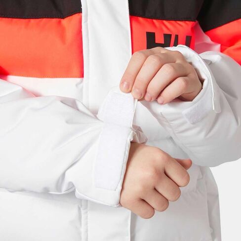 Helly -Hansen Jr Diamond Jacket - معطف شتاء للجنسين المعزولين للجنسين ، والملابس الخارجية للشباب المتينة ، و White - 10 in Saudi Arabia