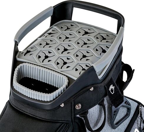 ASK ECHO 2024 SLC-130 Golf Cart Bag with 15 Way Full Length Dividers Top, Premium Quiet Golf Cart Bag with Rain Cover for Men in Kuwait