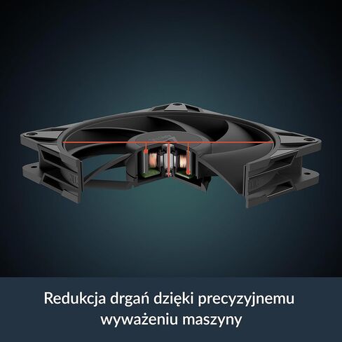 ARCTIC P14 Pro PST-مروحة قوية متميزة ، مروحة PWM 140 مم مع فاصل Y-Cable ، 400-2500 دورة في الدقيقة ، 0 دورة في الدقيقة <5 ٪ PWM ، محمل ديناميكي السوائل ، 4 دبوس-أسود in Saudi Arabia