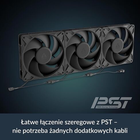 ARCTIC P14 Pro PST-مروحة قوية متميزة ، مروحة PWM 140 مم مع فاصل Y-Cable ، 400-2500 دورة في الدقيقة ، 0 دورة في الدقيقة <5 ٪ PWM ، محمل ديناميكي السوائل ، 4 دبوس-أسود in Saudi Arabia
