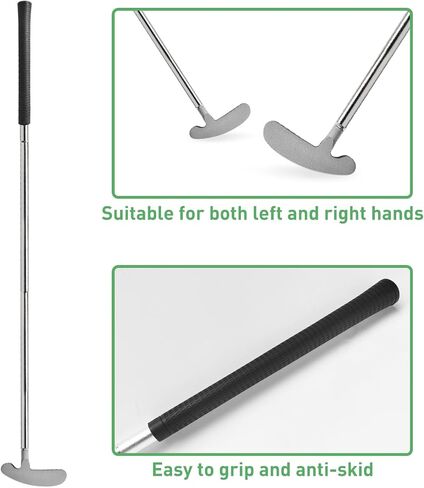 QPPKI Golf Putter - 33" Two-Way Putter for Left/Right Hand, with Practice Balls, Golf Combo Set for Men's Women's Kids, Indoor Outdoor Use in Saudi Arabia