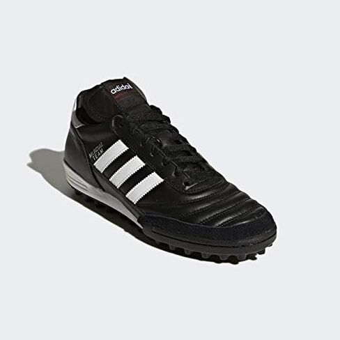 adidas FTWWHT/CBLACK/Goldmt Men's Mundial Team FTWR whiteCore Black/Gold met. 8 US, 8 Wide in Saudi Arabia