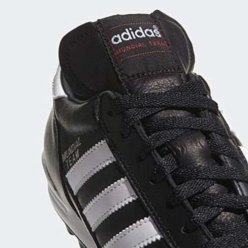 adidas FTWWHT/CBLACK/Goldmt Men's Mundial Team FTWR whiteCore Black/Gold met. 8 US, 8 Wide in Saudi Arabia