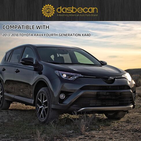 Dasbecan Left Driver Side Sun Visor Compatible with 2013-2018 Toyota Rav4 (4th Gen XA40) Sunvisor (Gray) Replace 74320-42595 74320-42595-B0 74320-42595-C0 in Kuwait