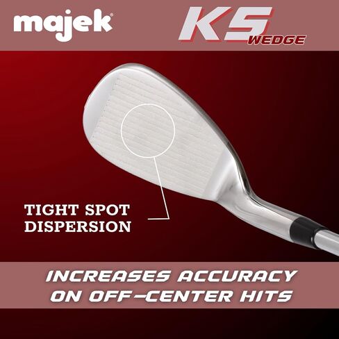 Majek Golf Senior Ladies Gap Wedge (GW) 52° Right Handed Ladies Flex Steel Shaft with Premium Arthritic Ladies Golf Grip in Saudi Arabia
