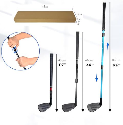 Adjustable Golf Pitching Wedge for Men and Women, Right Handed Golf Pitching Wedge for Teens | Adults, Putting Training Combo Pack with Practice Foam Balls in Saudi Arabia