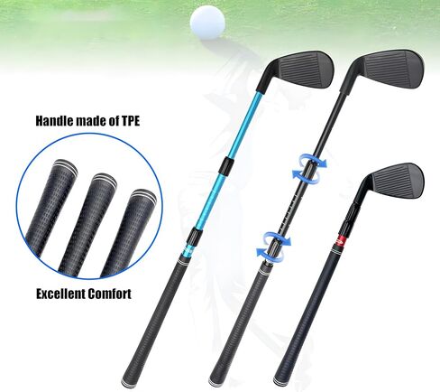 Adjustable Golf Pitching Wedge for Men and Women, Right Handed Golf Pitching Wedge for Teens | Adults, Putting Training Combo Pack with Practice Foam Balls in Saudi Arabia