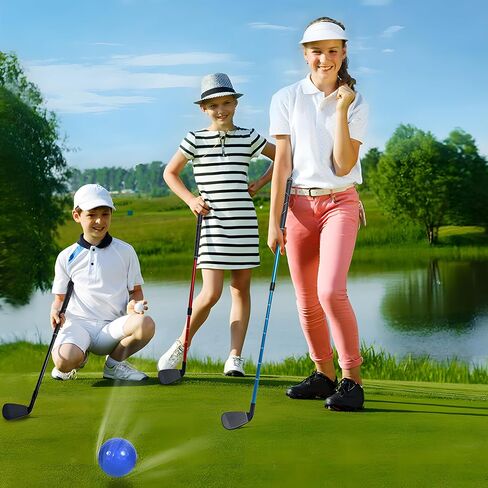 Adjustable Golf Pitching Wedge for Men and Women, Right Handed Golf Pitching Wedge for Teens | Adults, Putting Training Combo Pack with Practice Foam Balls in Saudi Arabia