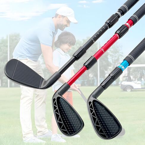 Adjustable Golf Pitching Wedge for Men and Women, Right Handed Golf Pitching Wedge for Teens | Adults, Putting Training Combo Pack with Practice Foam Balls in Saudi Arabia