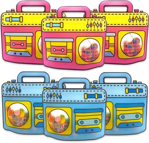 30Pack Cute Pink and Blue Gift Bag with Handle Cartoon Animal Shaped Goodie Bags with Stand-up Bottom For Birthday Baby Shower Decoration Party Favor Bags Snack Biscuit Baking Packaging Supplies in Kuwait