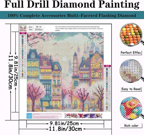 CZYWJMEI 5D Reading Book Diamond Painting Kits for Adults Beginners,DIY Suitability Friends Diamond Art,Full Round Drill Diamond Dot Gem Art Kits,Home Wall Decor 12x12 Inch in Kuwait