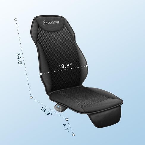 COMFIER Cooling Car Seat Covers Front Seats, Black 12V Cooling Car Seat Cushions, Front Seat Covers for Cars SUV Universal in Saudi Arabia