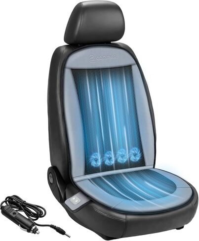 COMFIER Cooling Car Seat Covers Front Seats, Black 12V Cooling Car Seat Cushions, Front Seat Covers for Cars SUV Universal in Saudi Arabia