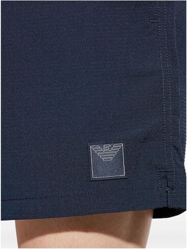 Emporio Armani Men's Seersucker 4" Swim Trunk in Saudi Arabia