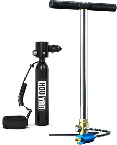Mini Scuba Tank 0.5L Diving Tank with DOT Certification Reusable Lung Air Tank Backup Air Source Pony Bottle for Underwater Shooting and Emergency Rescue Operations in Kuwait